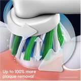 Oral-B Pro Series 1 elektrische tandenborstel, blauw, 1 3D-reinigingsborstel, verwijdert tandplak, 3 poetsmodi, timer, 1 reisetui, oplaadbaar, eenheidsmaat