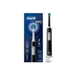 Oral-B Pro Series 1 elektrische tandenborstel, zwart, 1 borstel, ontworpen door Braun