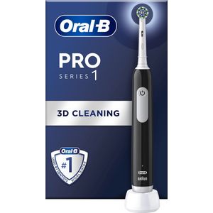 Oral-B Pro Series 1 - Zwarte - Elektrische Tandenborstel - Ontworpen Door Braun