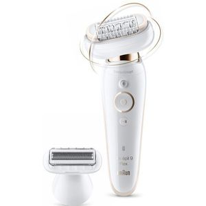 Braun - Silk-épil 9 - Ontharingsapparaat - Wit - Micro Grip Technologie
