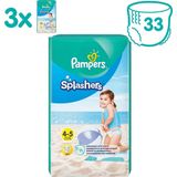 Pampers Splashers Wegwerpbare Zwemluiers - Maat 4-5 (9-15 kg) - 33 stuks - Voordeelverpakking