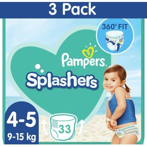Pampers Splashers Wegwerpbare Zwemluiers - Maat 4-5 (9-15 kg) - 33 stuks - Voordeelverpakking