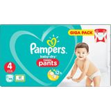 Pampers - Baby Dry Pants - Maat 4 - Mega Pack - 108 stuks - 9/15 KG