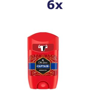 Old Spice Deodorante Stick Captain (6 x 50 ml)