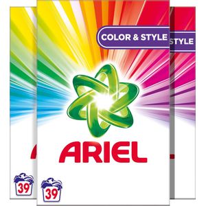 Ariel Color Waspoeder - 3 x 39 Wasbeurten - Voordeelverpakking