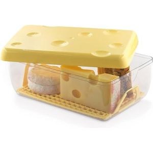 Ovale kookpot met deksel rood CH12