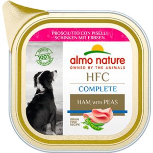 Almo Nature Daily Dog - Natvoer voor honden met kip en erwten – paté voor volwassen honden: 9 bakjes van 300 g Almo Nature Daily Dog - Natvoer voor honden met kip en erwten – paté voor volwassen honden: 9 bakjes van 300 g