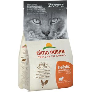 almo nature Holistic Cat Adult droogvoer voor katten smaak kip en rijst 400 g