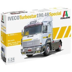 ITALERI 3926S - 1:24 IVECO Turbostar 190.48 Special, modelbouw, bouwpakket, standmodelbouw, knutselen, hobby, lijmen, plastic bouwpakket, detailgetrouw