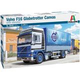 1:24 Italeri 3945 Volvo F16 Globetrotter Canvas W/Elevator Plastic Modelbouwpakket