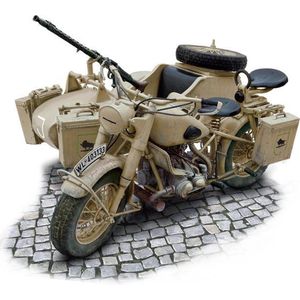 'Italeri 7403 1: 9 ""Deut militaire motorfiets met zijauto