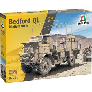 1:35 Italeri 0241 Bedford QL - Medium Truck Plastic Modelbouwpakket