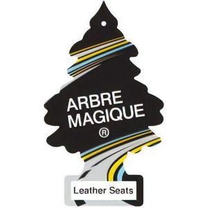 Arbre Magique Luchtverfrisser Leather Seats 12 Cm Zwart