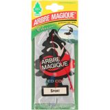 Arbre Magique - Sport - Luchtverfrisser - Zwart - Karton