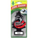 Arbre Magique - Sport - Luchtverfrisser - Zwart - Karton