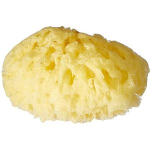Poupy - Natuurlijke Zeespons, Zacht voor Kinderhuid, Absorbeert Onzuiverheden, Middelgrote Poriën voor Effectieve Waterabsorptie, Bruin, 1 Unità (Confezione da 1), Schuim