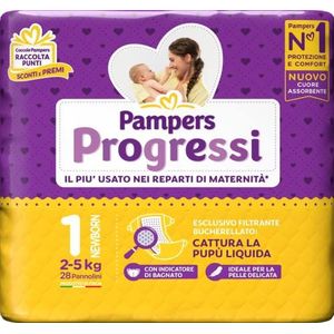 Pampers - Progressi - Luiers - 168 Stuks - Taille 1