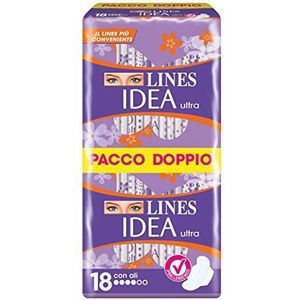 Lines Idea Ultra Day maandverband met vleugels, 18 stuks