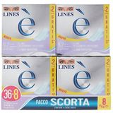 Lines Het is dag met absorberende vleugels van Lactiflex, 44 stuks