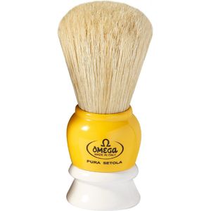 Omega Shaving Brush Geel-Wit