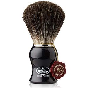 Brocha Afeitar Omega Tejon Zwart