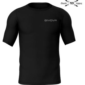 Givova - Corpus 2 - Sport T-shirt - Zwart - Ademend Materiaal
