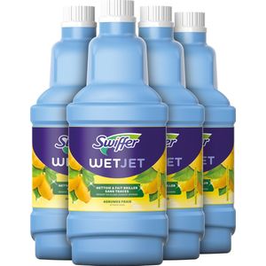 Swiffer WetJet - Reinigingsmiddel - Voordeelverpakking 4 x 1.25 L