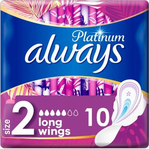 Always - Platinum - Maandverband - Long - Met Vleugels