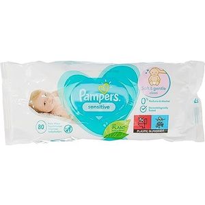 Pampers Billendoekjes Babydoekjes Sensitive XXL pack - 80 Stuks