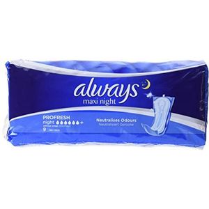 Always - Maxi Profresh Night - Damesbanden - 5-pack - Geurneutraliserende Technologie
