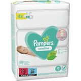 Pampers - Sensitive - Vochtige Reinigingsdoekjes - 4x80 st