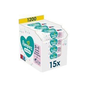 Pampers Sensitive Billendoekjes - 15 Pakken - 1200 babydoekjes