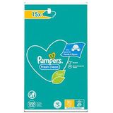 Pampers® Feuchttücher fresh clean 1-lagig weiß, 1.200 St.