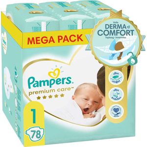 Pampers - Premium Care - Maat 1 - Mega Pack - 78 luiers