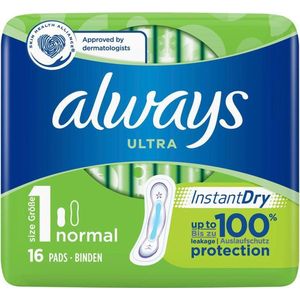 Always Ultra Normal (Maat 1) Maandverband 16 x 16