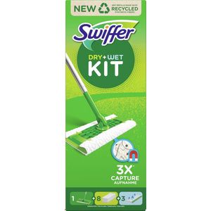 Swiffer Vloerreiniger Starterskit - 1 Dwei - 8 Droge en 3 Vochtige Vloerdoekjes Navullingen