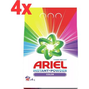 Ariel waspoeder color 16 kg (4x4kg) - 160 wasbeurten (4x40 wasbeurten) - color