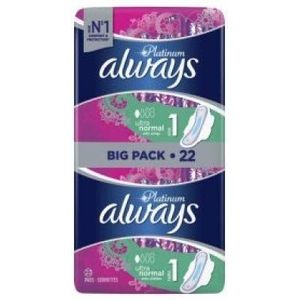 Always Platina Nacht Hygiënische Handdoeken - 22 Stuk