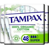 Tampax Bio Cotton Super Tampons - 48 Stuks