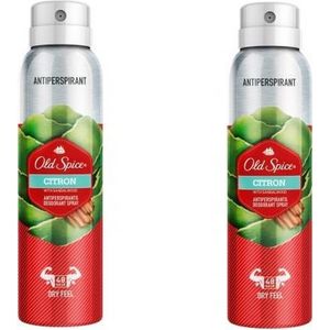 Old Spice Citron Deodorant Spray 150ml Set 2 Pieces 2019
