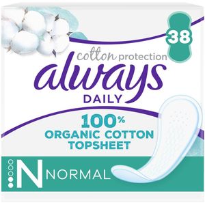 Always Dailies Inlegkruisjes Cotton Protection Normal 38 stuks