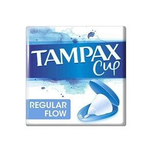 Tampax - Cup - Herbruikbare Menstruatiecup - Transparant - Medisch Siliconen