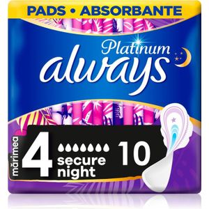 Always - Platinum Secure Night - Maandverband - 10 Stuks