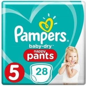 Pampers Baby Dry Pants Maat 5 - 28 Luierbroekjes