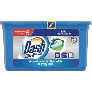 Dash - Wasmiddel - Pods - 3in1 Pods - P&G Professional - 35wb/945g