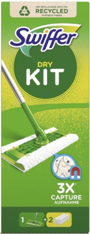 Swiffer Starterskit met 1 Handvat + 2 Droge Doekjes Navullingen 1 set