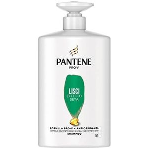 Pantene Pro-V Gladde shampoo met zijdeeffect, shampoo voor crêpe-haar, voor een zacht zijdeeffect en controle van het crêpeeffect, 1000 ml