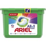 Ariel - Color All-in-1 Pods - Kleur Wasmiddel - Kwartaalbox 4 x 12 Wasbeurten - 48 Wasmiddelcapsules