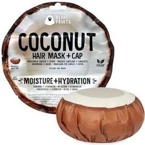 Bear Fruits Diep hydraterend kokosnoot haarmasker + douchekap 20 ml