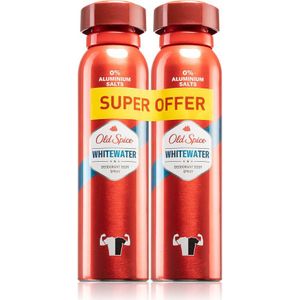 Old Spice Whitewater Deodorant Spray 2x150 ml